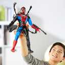 Marvel Spider-Man VenomVersus Spider-Man Liquid Shifter Action Figure with Accessories, 11-Inch-Scale Super Hero Toys for Kids Ages 4 and Up
