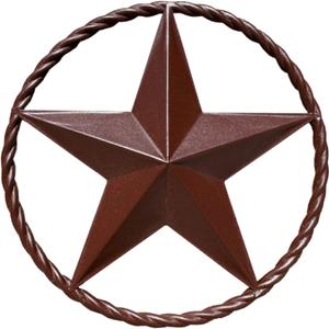 Barn Star  Rustic Vintage Western Texas Metal Stars Outdoor Wall Decor for Country Homes Farmhouse (12")