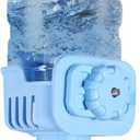 Vannon Small Animal Water Dispenser for Cage, 25oz Auto Feeding Crate Water Bottle for Rabbit, Chinchilla, Ferret, Guinea Pig, Squirrel, Hedgehog, Pet Nozzle Diameter: 10mm, BPA Free, Blue