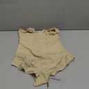 SHAPERX Women's Fajas Colombianas Shapewear Postpartum Tummy Control Body Shaper Butt Lifter Bodysuit (Medium, Beige)