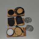 Rolling Square Edge Pro Full Kit - Mount for Mobile Magnetic Phone Holder, Stand & Wireless Charger, 1000 Lumen Light, Black