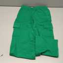 Girls Kids Cargo Sweatpants Wide Straight Leg Jogger Pants 5-14 Years, Green