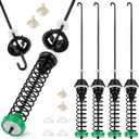 W11130362 Washer Suspension Rod WTW5000DW2 WTW5000DW3 WTW5000DW1 MVWX655DW1 MVWC565FW2 MVWC565FW1 Washer Suspension Rod Kit Fits Maytag, Kenmore, Amana Washer - Replaces W10594080 W10735786 W10748956