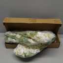 IPOPU 3.9FT Wisteria Artificial Flowers, 4PCS Wisteria Hanging Flowers, Silk White Flower with Long Stem for Tall Vase Filling Wedding Wall Backdrop Centerpieces Home Decoration (White)