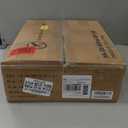 Furnulem White Nightstand with 3 Drawers and 2-Tier Shelf, Small Night Stand End Table Side Furniture, Fabric Storage Organizer for Bedroom, Closet, Hallway, Nursery, Sturdy Steel Frame, Wood Top