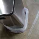 GarveeHome 2 x 30L gal Stainless Steel Double Trash Can with Lid for Kitchen, Large Dual Trash and Recycle Bin Combo, Step-on Kitchen Metal Garbage Cans, PP Inner Buckets, Liner Rim, Silver