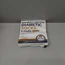 Pembrook Diabetic Socks for Men - 6 Pairs Crew Diabetic Socks for Women, Neuropathy, Non Binding, M