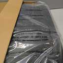 Floor Mats & Trunk Mat with Backrest Set for 2021-2024 2025 Chevrolet/Chevy Suburban 8 Seats (2 Row Bucket Seats)/GMC Yukon XL(Only XL)/Cadillac Escalade ESV, TPE Car Floor Liners with Cargo Liner