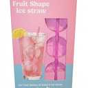Ice Cube Straw Mold, Pack of 4