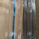 8-Piece Deep Glass Baking Dish Set with Plastic lids,Rectangular Glass Bakeware Set with Lids, Baking Pans for Lasagna, Leftovers, Cooking, Kitchen, Freezer-to-Oven and Dishwasher, Gray