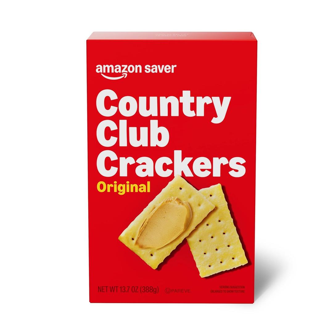 Amazon Saver, Original Country Club Crackers, 13.7 Oz (EXP 10/05/26)