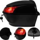 Sosoport Top Case Motorcycle Universal Box Large Capacity Tail Luggage Storage Trunk Carrier for Motorbike Moped Scooter Back Rear Travel Trunk, Black, Medium, (21V1004J36YOA17PJ7F)