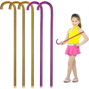 BESTOYARD Jazz Dance Crutch 23.62 Inch Lightweight Kids Walking Stick Stage Performance Props Decorative Accessory for Costume Party and Dance Show