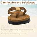 Mens Flip Flops Thong Sandals Lightweight Comfortable Summer Beach Slides Soft Cushion Footbed Open Toe Slippers for Pool Showers Dorms Water Friendly Indoor and Outdoor (XL)