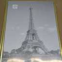 upsimples 16x20 Picture Frame Gold 3 Pack, Scratch-Proof Poster Frames 16 x 20 for Photo Gallery - Slide-In Strips, Horizontal or Vertical Wall Mounting