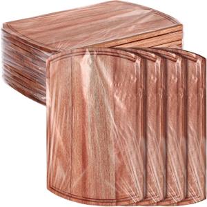 Patelai 12 Pack Large Cutting Boards Bulk Wooden Kitchen Chopping Boards for Crafts DIY Wedding Housewarming Gift (Walnut Wood, 14 x 11 Inch)