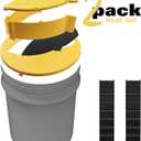 Bucket Lid Mouse Rat Trap, Mouse Catching Tool, Trap Door Style, Multi Catch, Auto Reset, Indoor Outdoor, 5 Gallon Bucket Compatible (Canary)