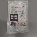 Extra Large Piping Tips, Seamless Stainless Steel Icing Piping Nozzle Tip Set, DIY Icing Nozzle Tool for Birthday Cake & Cupcakes, with a Cleaning Brush (1A 356 347 348 1E)