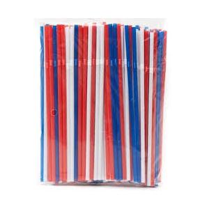 AMERICANA PARTY STRAWS 125CT, 3PCS