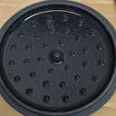 Flavehc Dutch Oven Pot with Lid 1.8 qt Cast Iron Dutch Oven for Bread Baking Slateblue Enameled Cast Iron Rice Pot with Handels
