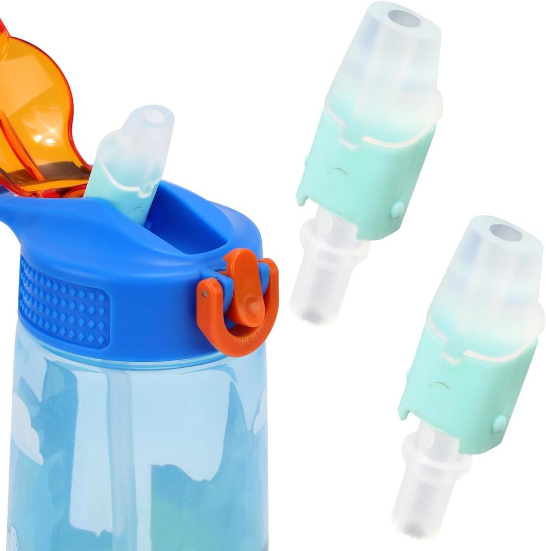 2 Pcs Bite Valve Replacement for Zak Designs Water Bottle, Water Bottle Mouthpiece Accessories BPA Free Silicone Cap Lid Spout Parts for Zak Designs 15/15.5/16/19/25/27 OZ