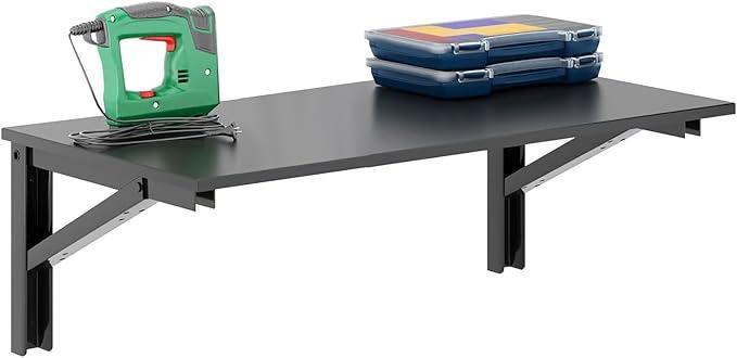 Wall Mounted Desk - Heavy Duty Folding Work Table  Wall Mounted Desk - Heavy Duty Folding Work Table