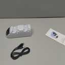 Controller Charger for PS5, Dual Charging Dock Station for PlayStation 5 Dualsense & Edge with RGB Light, Fast PS5 Dual Controller Charging Station with Cable for PlayStation Vita Games (White)