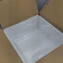 Acrylic Trash Bag Holder Dispenser Kitchen and Bathroom Organizers and Storage - Large Garbage Bag Dispenser Under Sink - Clear Laundry Room Organization with Lid