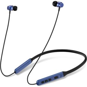 Neckband Bluetooth Headphones, Wireless Bluetooth 6.0 Earbuds with Microphone, Comfortably Light, Deep Bass Earphones 35H Playtime, IPX5 Waterproof, Magnetic Headset for Workout (Navy Blue)