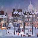 Buffalo Games - Michel Delacroix - Christmas in Monmartre - 1000 Piece Jigsaw Puzzle for Adults -Challenging Puzzle Perfect for Game Nights - Finished Size is 26.75 x 19.75