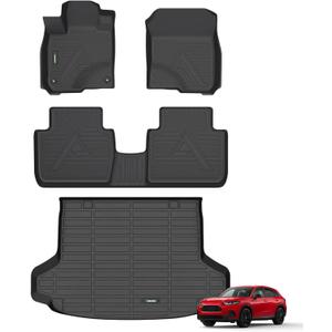 ANBINGO Floor Mats & Cargo Liner for Honda HRV Hybrid 2023 2024 2025 2026 / HR-V 2023 2024 2025 2026, Custom Fit for LX/Sport/EX-L, All Weather Car Mat - Full Set Accessories, Black