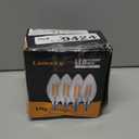 Chandelier LED Light Bulbs 40W Equivalent E26 Base,Dimmable 4W 2700K Warm White,B11 E26 Candelabra Bulb Frosted Flame Bent Tip Shape,6 Pack