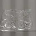 Ball of Foot Cushions (2 Pairs Gel Shoe Inserts), Heel Inserts for Women, Non Slip Heel Pads, Heel Cushions for Women Foot Pain Relief and Comfort, One Size Fits Any (Clear)