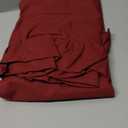 KKJIAF Ruffle Pillow Cases 24x24 Inches, Burgundy Square Ruffled Pillow Covers Set of 2, Microfiber Wrinkle Resistant Pillow Shams with Envelope Closure for Sofa Bed Living Room