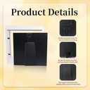 18 Pack Shadow Box Frame Display Case Shadow Box Square Picture Frame for Photos Flower Memorabilia Wedding Bouquets Father Day Graduation Gift Object Tickets Wall and Tabletop(White, 5 x 5 Inch)