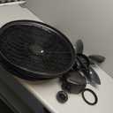 Lasko Pedestal Fan, Oscillating Fan for Bedroom with Adjustable Height and 3 Cooling Speeds, Portable, 18", Black