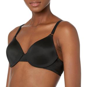 Warner's Women's Tailored Underwire Bra (34D, Rich Black)