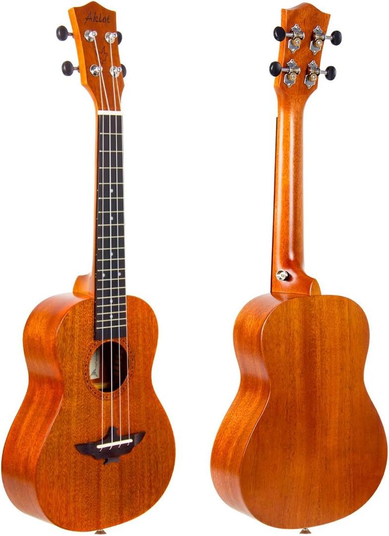 Ukulele, AKLOT Concert Ukelele Solid Mahogany 23 inch for Professional Beginners Adults Ukelele  AKC23 (Acoustic)