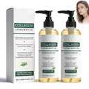 2PCS Hydrating Collagen Oil for Body & After Shower,Anti Aging Moisturizing Body Oil,Lightweight Non-Greasy for Women & Men