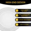 16" Microwave Glass Turntable Plate, 16" / 40.6cm Microwave Tray Replacement Glass Plate, Glass Tray Replacement for LG, GE, Magic Chef, Hotpoint, Panasonic, Kenmore, etc