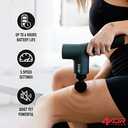 Muscle Percussion Massage Gun, Deep Tissue Vibration Massager, Rechargeable Handheld Stimulation, Ultra Quiet