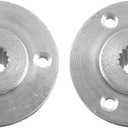 3 Stud Rear Wheel Hub Shaft, Steel Alloys, Improved Vehicle Stability, 17T for Quad Bike ATV Kart, 17mm Bearing Bore, 48mm Hub Hole Spacing, Fits 5 Inch Tires