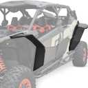 SAUTVS XXL Wider Fender Flares, Upgraded Ultra Wide Mud Guards Extended Front & Rear Compatible With Can Am Maverick X3 / MAX 2017-2025 Accessories, Replace OEM #715002973