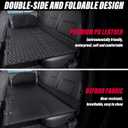 OHMU Non Inflatable Truck Bed Air Mattress for Large Truck,Car Travel Camping Back Seat Extender for F150/RAM 1500/Toyota/Silverado/GMC/Tundra