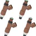 4PCS Fuel Injectors Compatible with Subaru Outback, Legacy, 2010 2011 2012, 2.5L, Replace # FJ1198, 16611AA77A