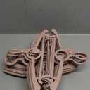 LIYUXIDONG Baby Hangers for Closet, 360 Swivel Hook Kids Hanger, Non-Slip Baby Clothes Hangers, 20pcs Nude Pink Adjustable Toddler Hanger for Girl Boy Infant Kid Hangers, Space Saving