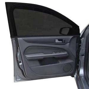 2Pack Front Car Window Screen Mesh Cover up to 40", Sunshade Anti-UV Rays, Privacy Shade Car Camping Net for Ventilation