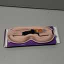 Weighted Blackout Sleep Mask for Women, 3D Contoured Zero Eye Pressure, Lash-Friendly Deep Eye Cups, Adjustable Slide Buckle Strap, Night Shift Nurse Essentials for Day Sleep & College Dorm Naps(Pink)