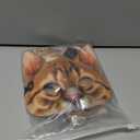 Valpeak 3D Cat Mask, Cat Headband, and Funny Cat Socks with cat Tails (Orange Cat Three-piece)