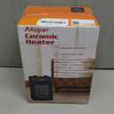 Space Heater, 1500W Electric Heaters Indoor Portable with Thermostat, PTC Fast Heating Ceramic Room Small Heater with Heating and Fan Modes for Bedroom, Office and Indoor Use (10IN)